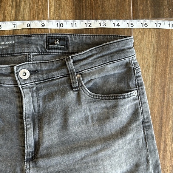 Adriano Goldschmied The High Rise Stevie Ankle Jeans in Washed Black, 28R - Picture 4 of 15